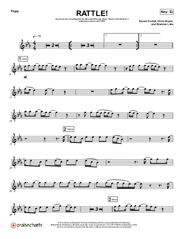 RATTLE! (Instrument Solo) Flute Solo (Elevation Worship)