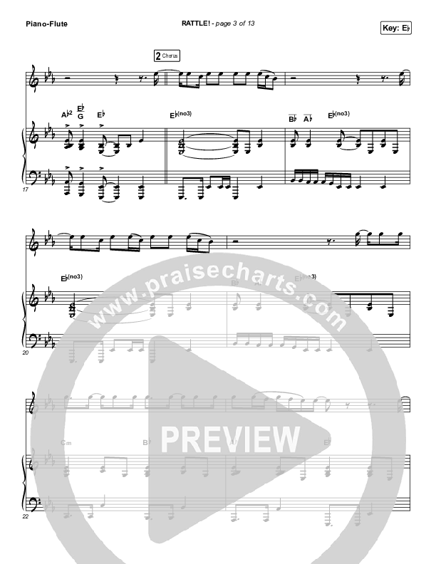 RATTLE! (Instrument Solo) Flute & Piano (Elevation Worship)