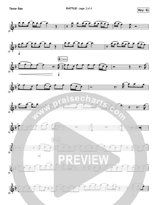 RATTLE! (Instrument Solo) Tenor Sax Solo (Elevation Worship)