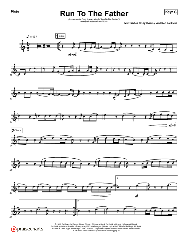 Run To The Father (Instrument Solo) Flute Solo (Cody Carnes)