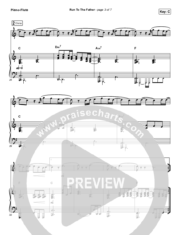 Run To The Father (Instrument Solo) Piano/Flute (Cody Carnes)