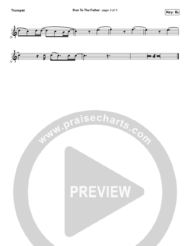 Run To The Father (Instrument Solo) Trumpet Solo (Cody Carnes)