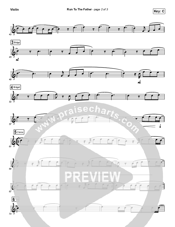 Run To The Father (Instrument Solo) Violin Solo (Cody Carnes)