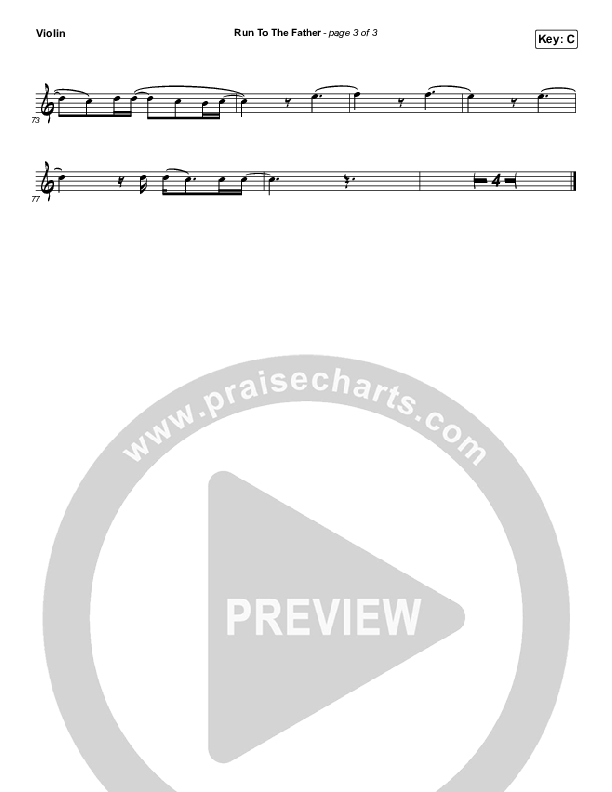 Run To The Father (Instrument Solo) Violin Solo (Cody Carnes)