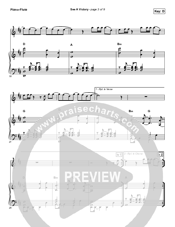 See A Victory (Instrument Solo) Flute & Piano (Elevation Worship)