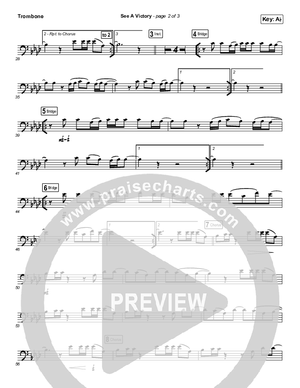 See A Victory (Instrument Solo) Trombone Solo (Elevation Worship)