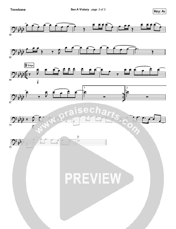 See A Victory (Instrument Solo) Trombone Solo (Elevation Worship)