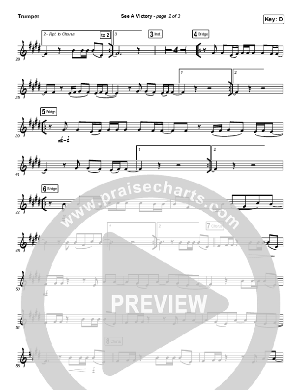 See A Victory (Instrument Solo) Trumpet Solo (Elevation Worship)