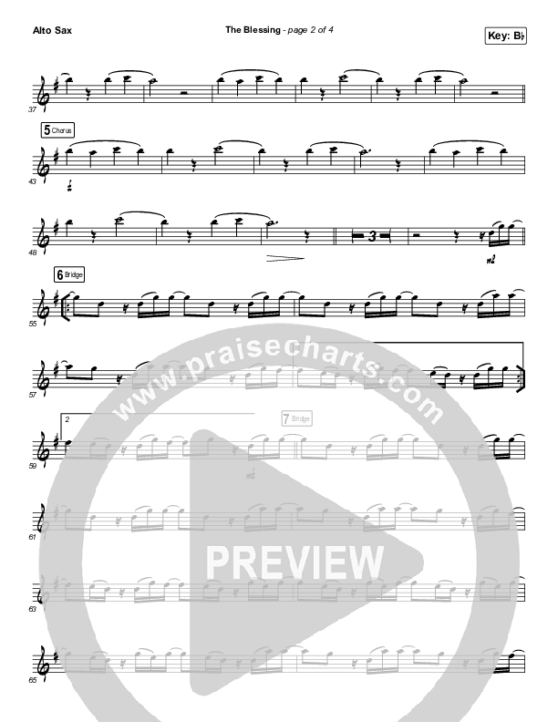 The Blessing (Instrument Solo) Alto Sax Solo (Elevation Worship / Kari Jobe / Cody Carnes)