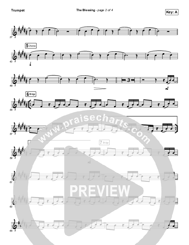 The Blessing (Instrument Solo) Trumpet Solo (Elevation Worship / Kari Jobe / Cody Carnes)