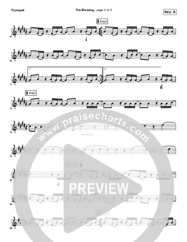 The Blessing (Instrument Solo) Trumpet Solo (Elevation Worship / Kari Jobe / Cody Carnes)