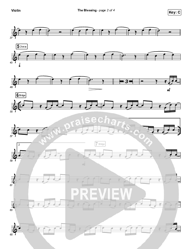 The Blessing (Instrument Solo) Violin Solo (Elevation Worship / Kari Jobe / Cody Carnes)