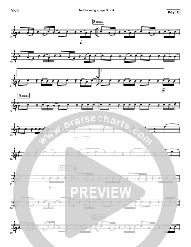 The Blessing (Instrument Solo) Violin Solo (Elevation Worship / Kari Jobe / Cody Carnes)