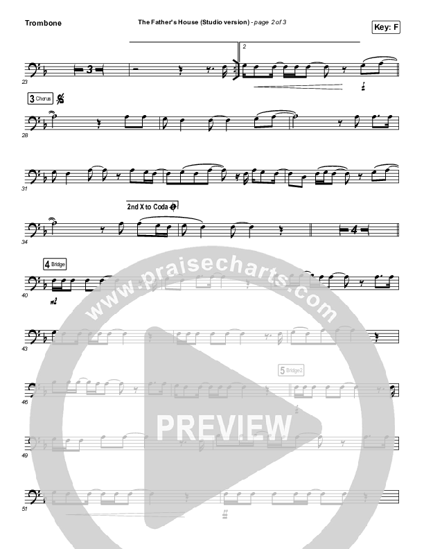 The Father's House (Instrument Solo) Trombone Solo (Cory Asbury)