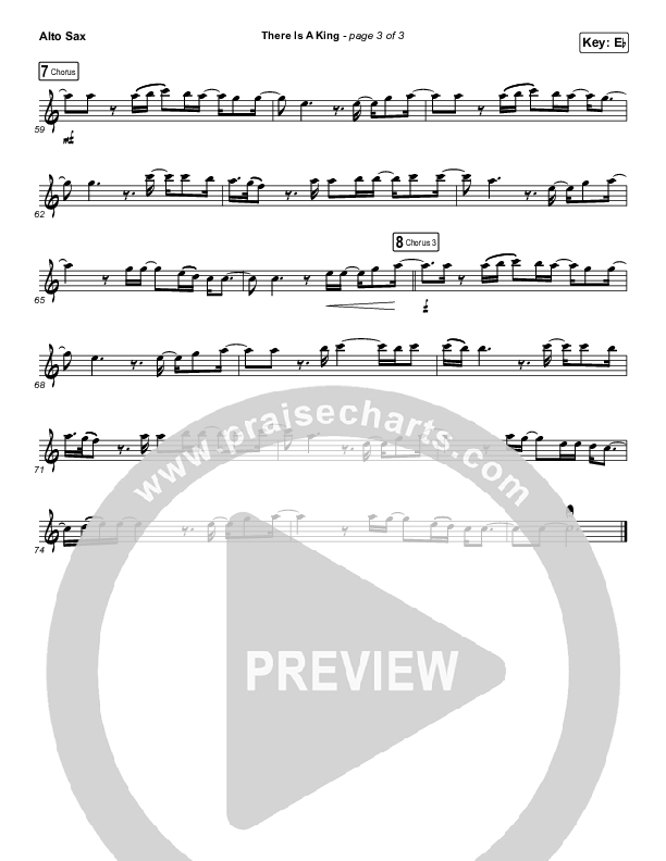 There Is A King (Instrument Solo) Alto Sax Solo (Elevation Worship)