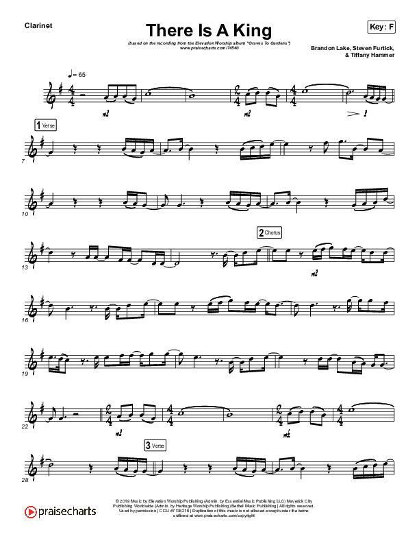 There Is A King (Instrument Solo) Clarinet Solo (Elevation Worship)