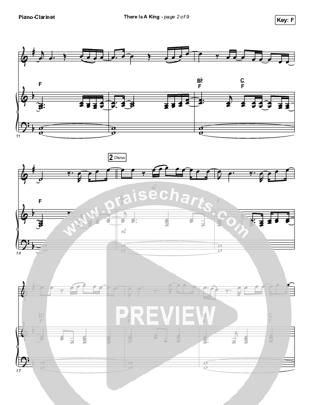 There Is A King (Instrument Solo) Piano/Clarinet (Elevation Worship)