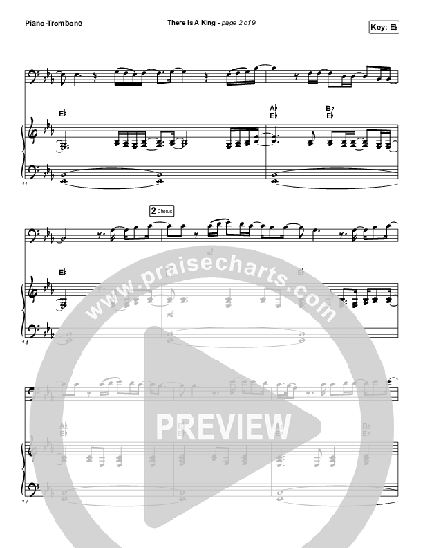 There Is A King (Instrument Solo) Piano/Trombone (Elevation Worship)