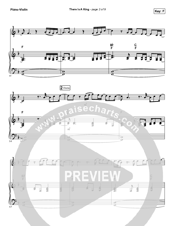 There Is A King (Instrument Solo) Piano/Violin (Elevation Worship)