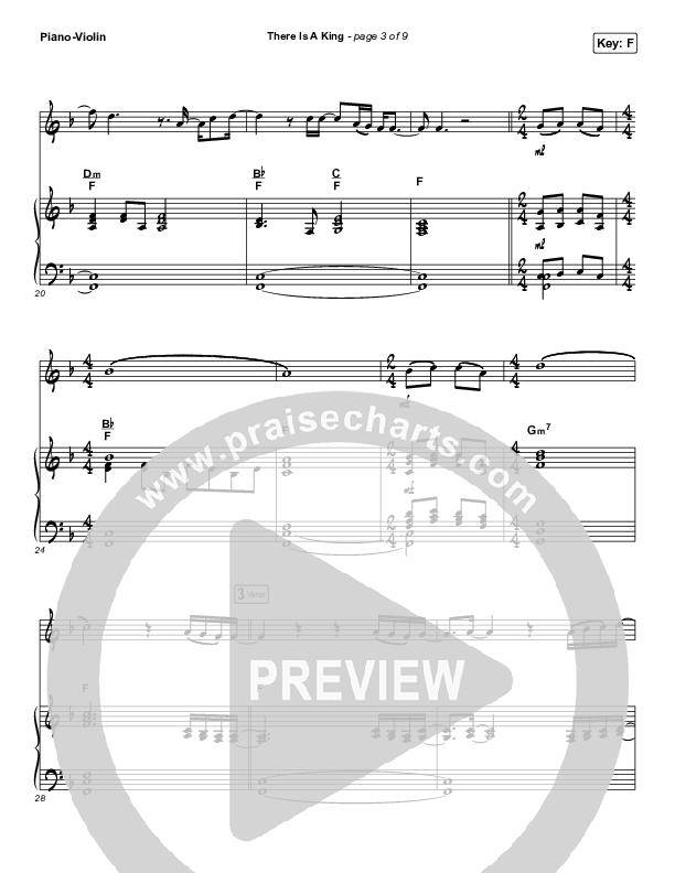 There Is A King (Instrument Solo) Piano/Violin (Elevation Worship)