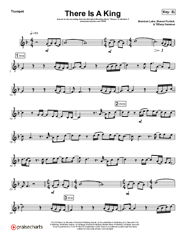 There Is A King (Instrument Solo) Trumpet Solo (Elevation Worship)