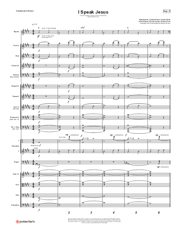 I Speak Jesus (Choral Anthem SATB) Conductor's Score (Signature Sessions / Shylo Sharity / Arr. Mason Brown / Northside Baptist Choir)