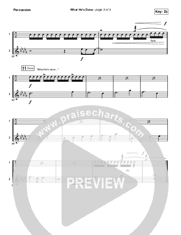 What He's Done (Live From Passion 2022) Percussion (Passion / Kristian Stanfill / Anna Golden / Tasha Cobbs Leonard)