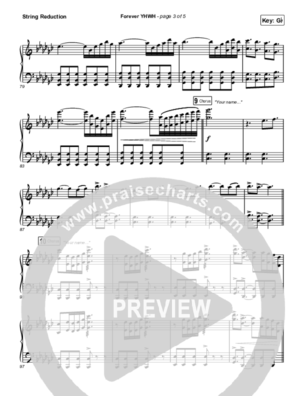 Forever YHWH String Reduction (Elevation Worship / Tiffany Hudson)