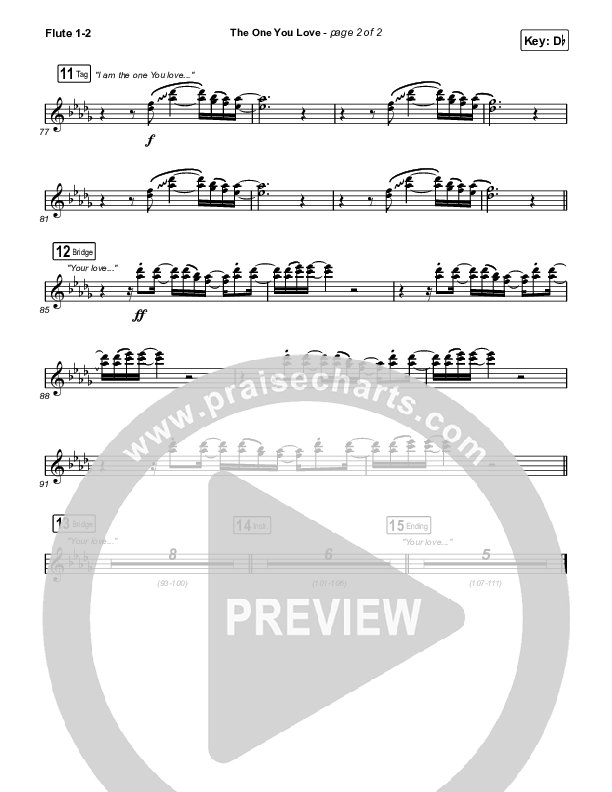 The One You Love Wind Pack (Elevation Worship / Chandler Moore)