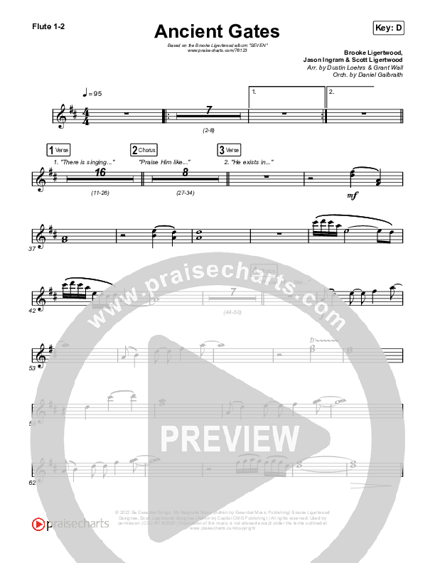 Ancient Gates Flute 1/2 (Brooke Ligertwood)