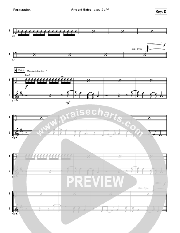 Ancient Gates Percussion (Brooke Ligertwood)