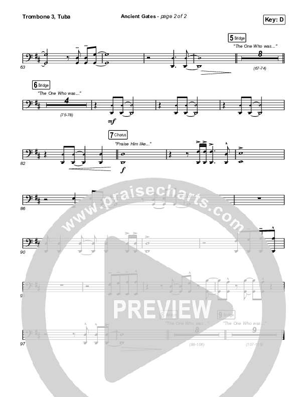 Ancient Gates Trombone 3/Tuba (Brooke Ligertwood)