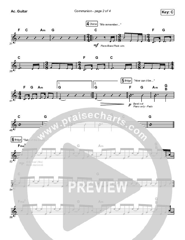 Communion Acoustic Guitar (Brooke Ligertwood)