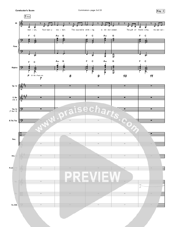 Communion Conductor's Score (Brooke Ligertwood)