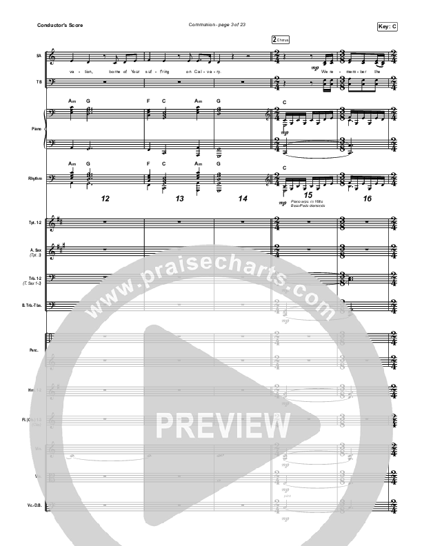 Communion Conductor's Score (Brooke Ligertwood)