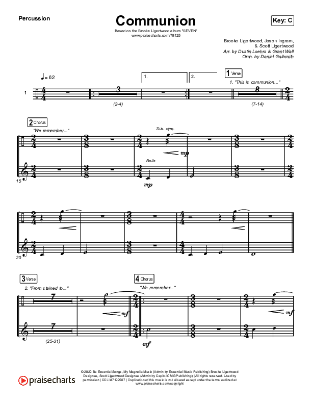 Communion Percussion (Brooke Ligertwood)