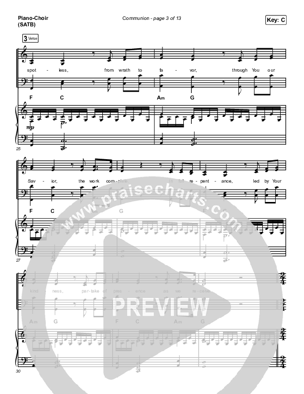 Communion Piano/Vocal Pack (Brooke Ligertwood)