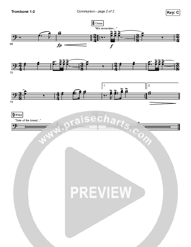 Communion Trombone 1/2 (Brooke Ligertwood)