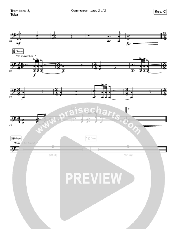 Communion Trombone 3/Tuba (Brooke Ligertwood)