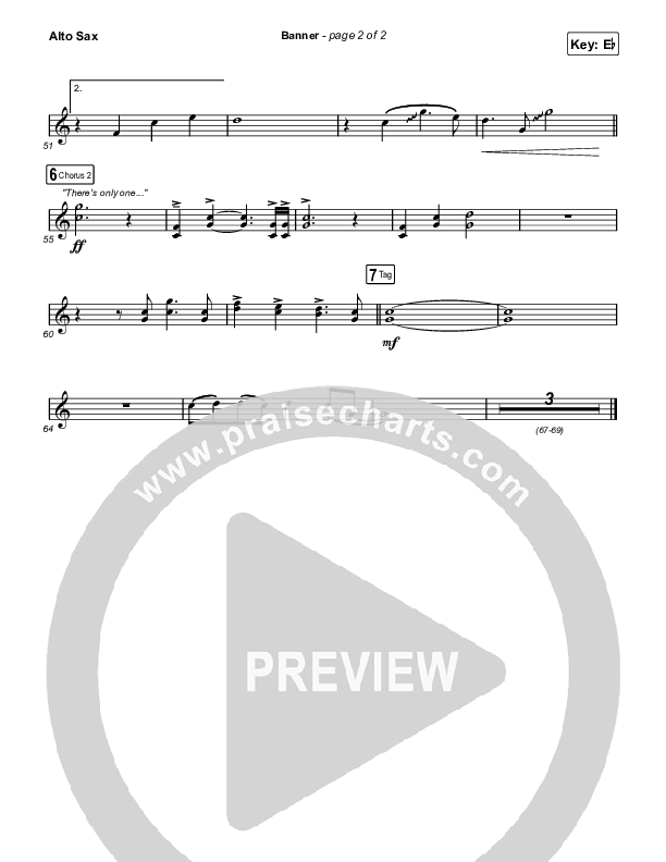 Banner Alto Sax (Brooke Ligertwood)