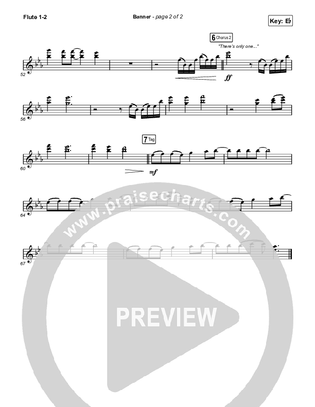 Banner Flute 1/2 (Brooke Ligertwood)