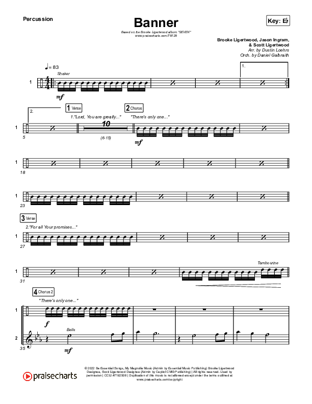 Banner Percussion (Brooke Ligertwood)