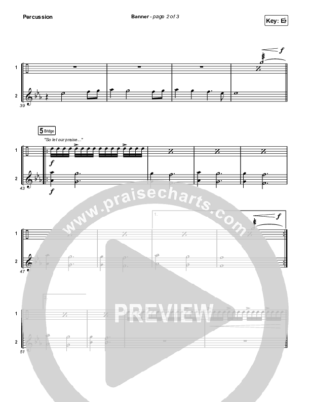 Banner Percussion (Brooke Ligertwood)