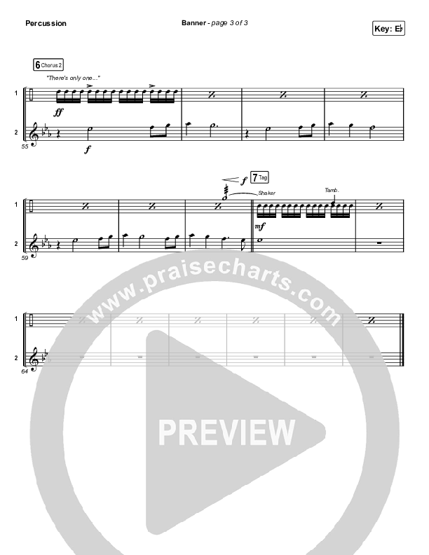 Banner Percussion (Brooke Ligertwood)