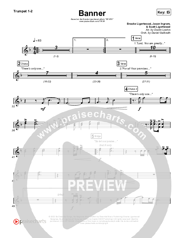 Banner Trumpet 1,2 (Brooke Ligertwood)