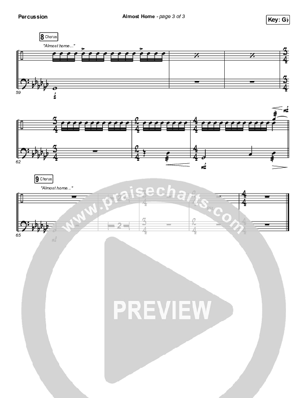 Almost Home Percussion (Matt Papa / Matt Boswell / Keith & Kristyn Getty / Shane & Shane)