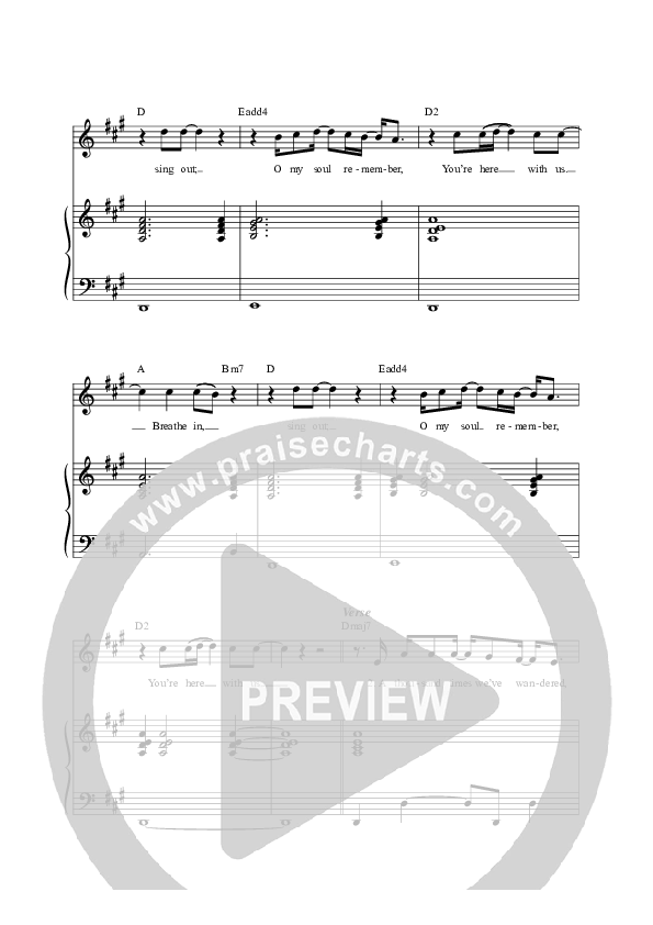 Breathe In Sing Out Piano/Vocal (Vineyard Worship)