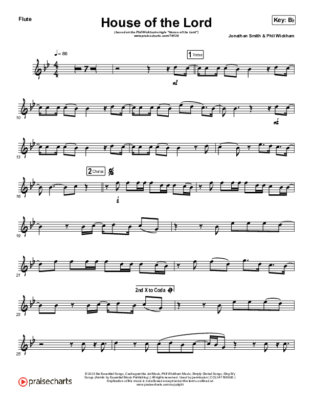 House Of The Lord (Instrument Solo) Flute Solo (Phil Wickham)