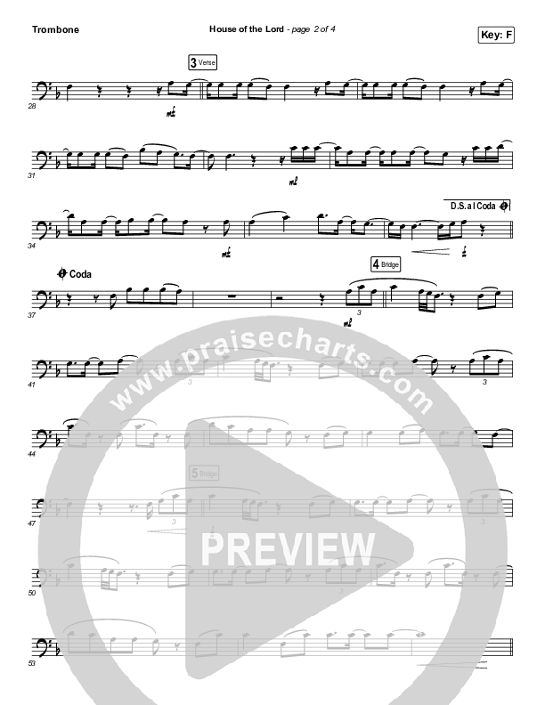 House Of The Lord (Instrument Solo) Trombone Solo (Phil Wickham)