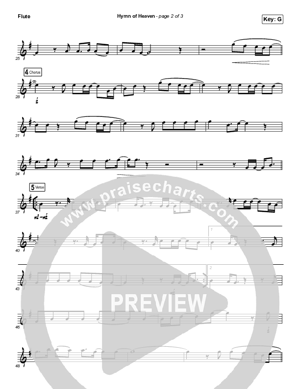 Hymn Of Heaven (Instrument Solo) Flute Solo (Phil Wickham)